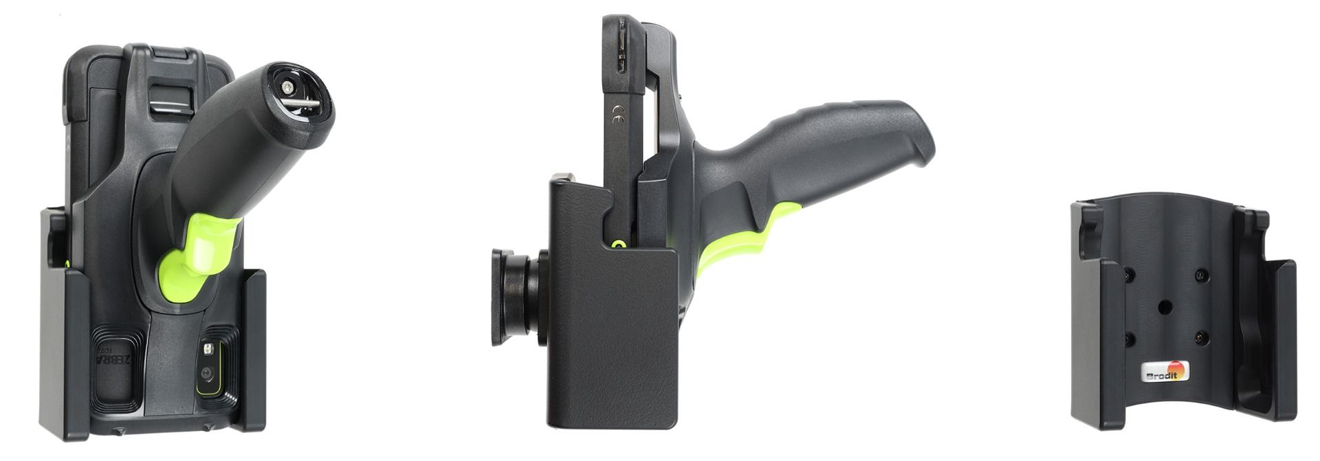 Brodit houder Zebra TC701-device with pistol grip-face down