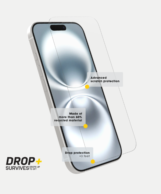 Otterbox Premium Glass 9H Apple iPhone 16 - glashelder